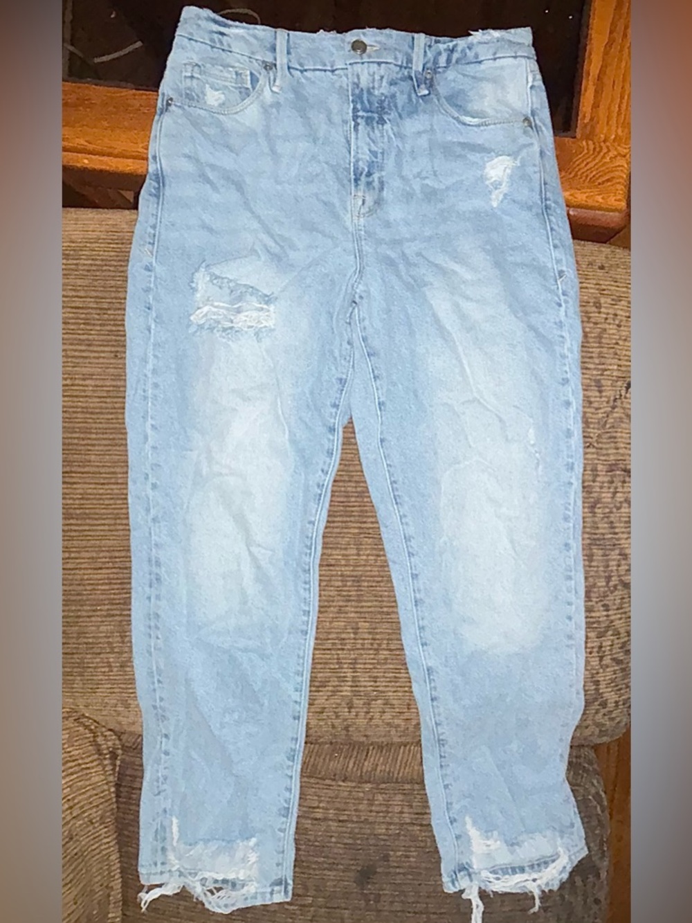 Good American Straight Leg Jeans